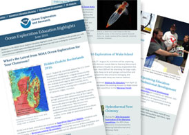 Ocean Exploration Education Newsletter Ocean Exploration Education Newsletter