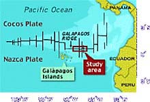 Map of galapagos exploration site Map of galapagos exploration site
