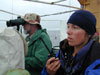  search for whales from McArthur’s flying bridge