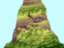 Using the bathymetric data collected from the Charleston Bump a 3-D flythrough was created