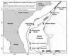 Map generated using ArcMap software giving an overview of the 2004 expedition.