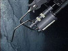 The major sampler is a titanium sampler used to collect hydrothermal fluids.