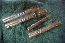 whale-oil lamp chimneys