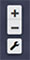 Use this icon, found on the top left of your screen, to zoom in/out