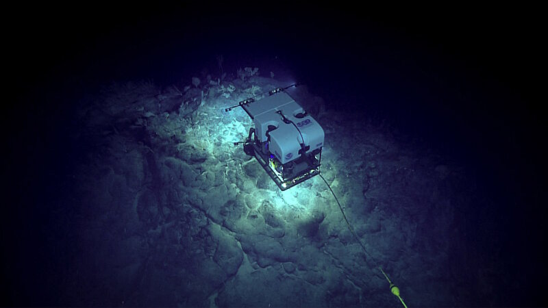 Much like its namesake, ROV Seirios acts as a brilliant source of light in the “night sky” of the ocean, providing illumination and a wide-angle view from above for its counterpart ROV Deep Discoverer