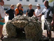 girl scouts examine artificial reef girl scouts examine artificial reef